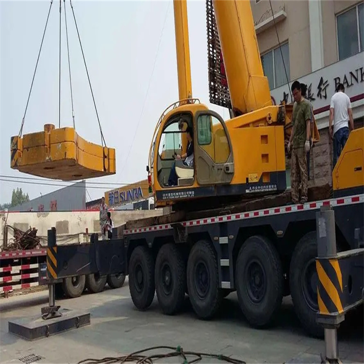 嘉陵当地吊车出租|机器吊装|75吨|工厂搬迁服务